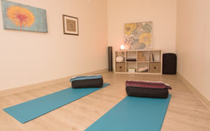 The yoga studio in True Life's mental health treatment center.