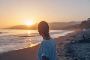 woman in an outpatient drug rehab near La Jolla CA